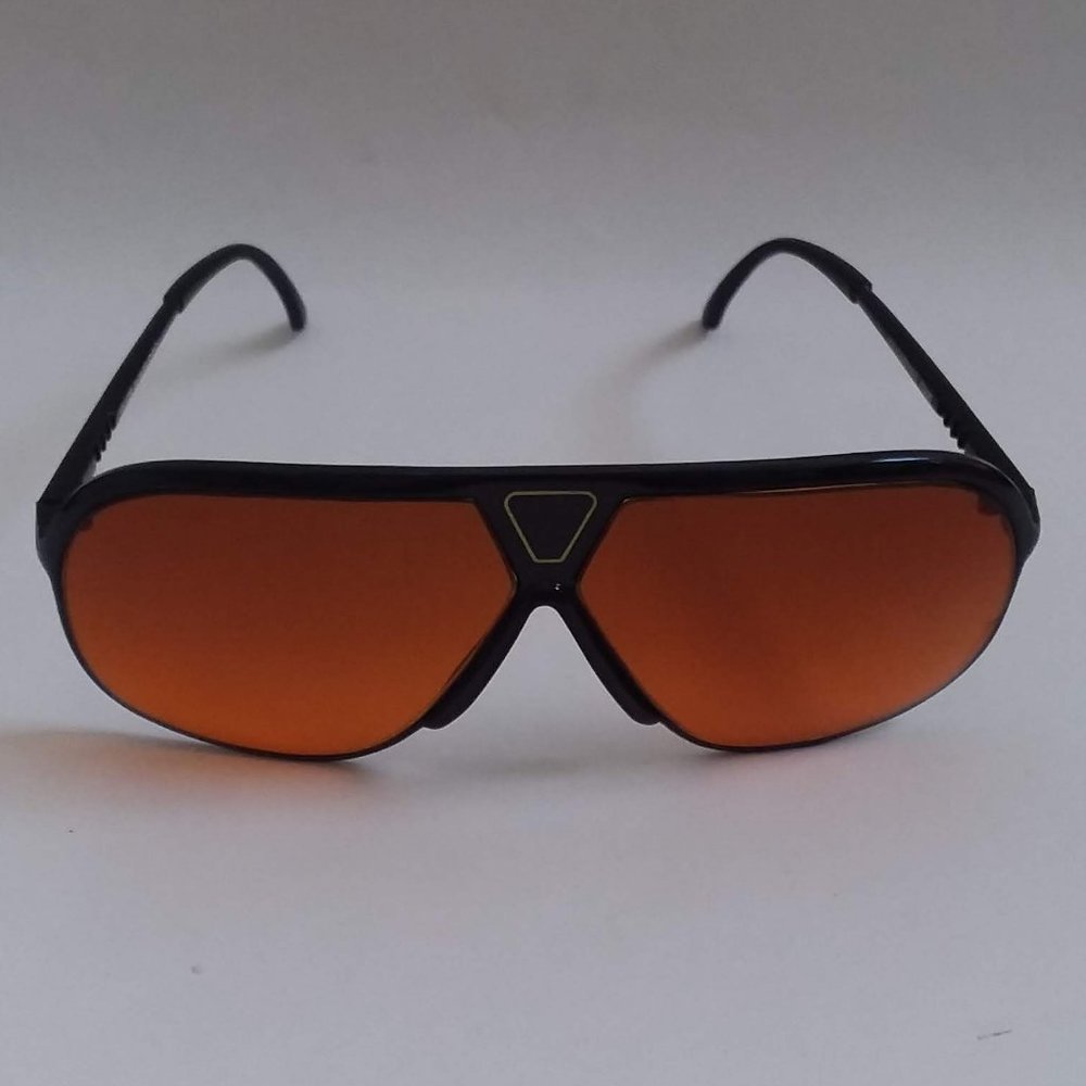 NWT True Vintage Sports Aviator True Blue Blocker lens w/ light mirror sunglass